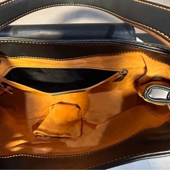 Vintage Y2K Gorgeous 2005 Tanner Krolle Cutter Leather Bag Silver Metal Hardware - Picture 12 of 17